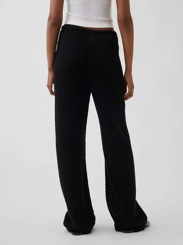 Hose aus 100 % Baumwolle, gehäkelt