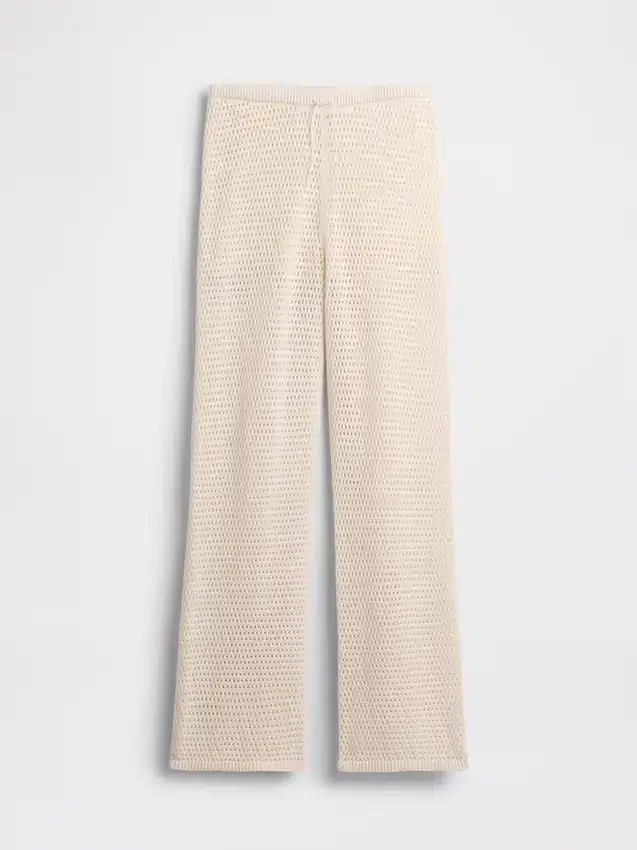 Hose aus 100 % Baumwolle, gehäkelt