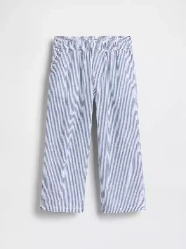 Hosen zum Hineinschlüpfen aus Leinen-Baumwolle für Baby & Kleinkind