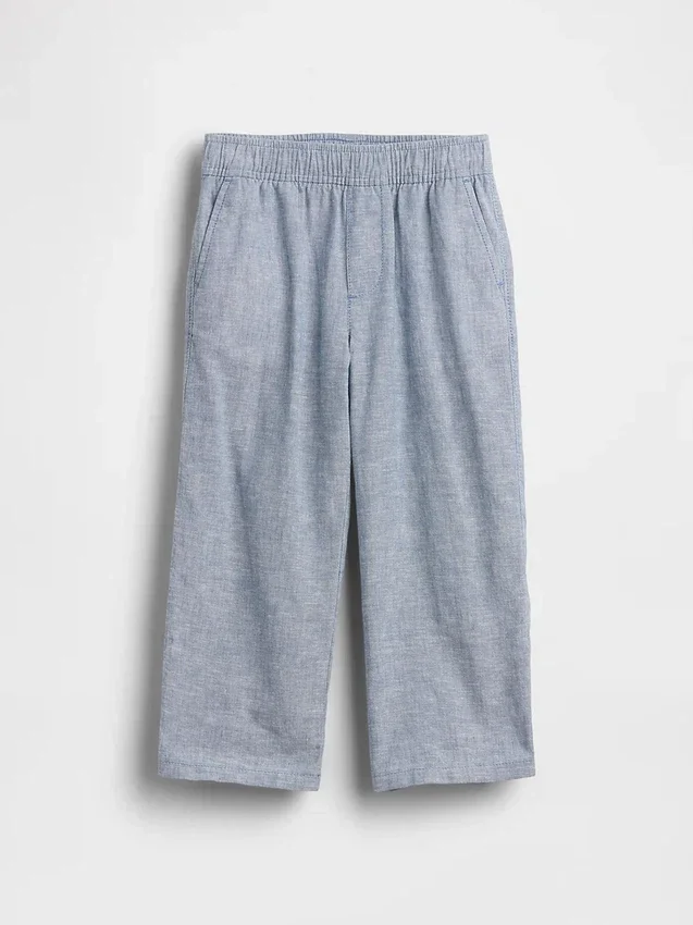 Hosen zum Hineinschlüpfen aus Leinen-Baumwolle für Baby & Kleinkind