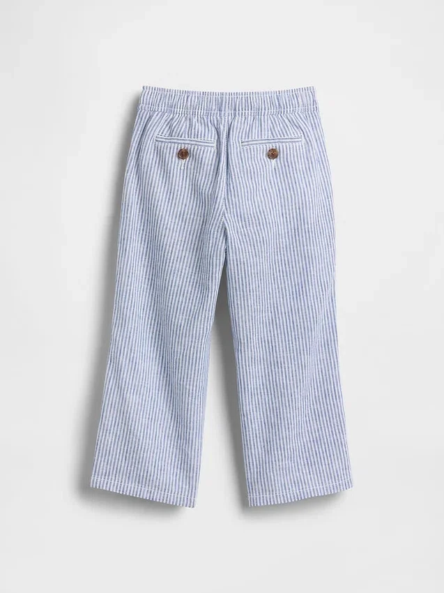 Hosen zum Hineinschlüpfen aus Leinen-Baumwolle für Baby & Kleinkind
