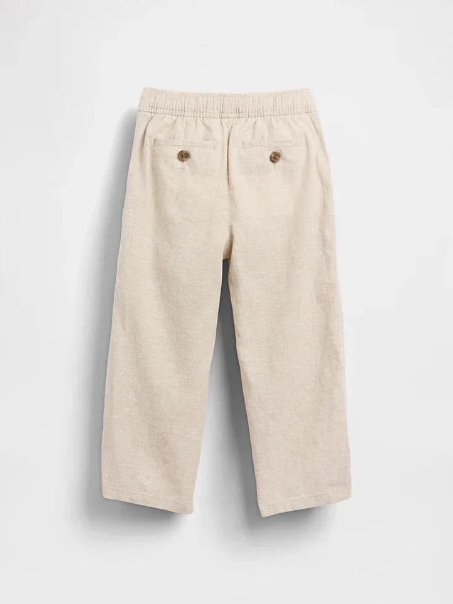 Hosen zum Hineinschlüpfen aus Leinen-Baumwolle für Baby & Kleinkind