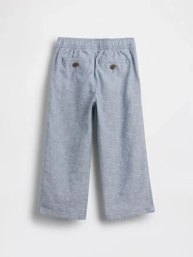 Hosen zum Hineinschlüpfen aus Leinen-Baumwolle für Baby & Kleinkind