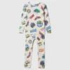 Hot Wheels-Pyjama-Set aus gebürsteter Bio-Baumwolle für Baby & Kleinkind