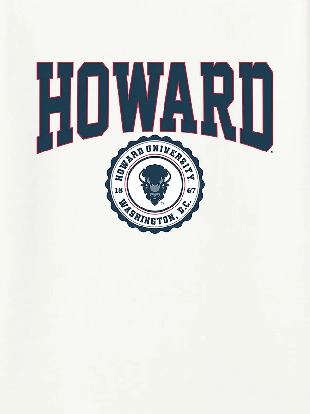 Howard University Collegiate Seal – T-Shirt mit dunklem Aufdruck