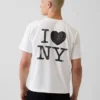 „I Heart NY“-T-Shirt mit lockerem Logo