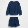 Indigo-Frottee-Set für Baby & Kleinkind