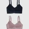 Ingrid and Isabel Basics Nahtloser 2-in-1-Still- und Abpumph-BH für Umstandsmode, 2er-Pack
