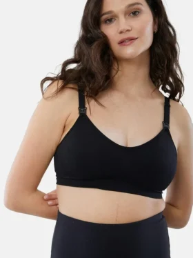Ingrid and Isabel Basics Nahtloser 2-in-1-Still- und Abpumph-BH für Umstandsmode, 2er-Pack