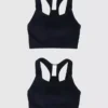 Ingrid and Isabel Basics Nahtloser Still-Sport-BH für Umstandsmode, 2er-Pack