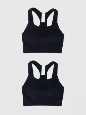 Ingrid and Isabel Basics Nahtloser Still-Sport-BH für Umstandsmode, 2er-Pack