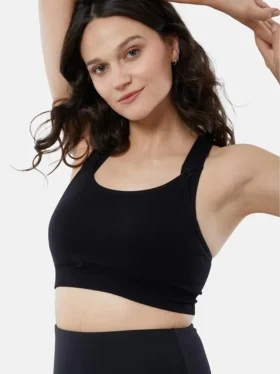 Ingrid and Isabel Basics Nahtloser Still-Sport-BH für Umstandsmode, 2er-Pack