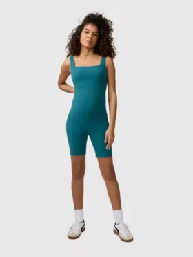 Ingrid und Isabel – der kurze Active-Unitard-Shorts-Jumpsuit für Umstandsmode