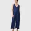 Ingrid und Isabel Lisbon – Ärmelloser Jumpsuit in Umstandsmode mit weitem Bein