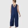 Ingrid und Isabel Lisbon – Ärmelloser Jumpsuit in Umstandsmode mit weitem Bein