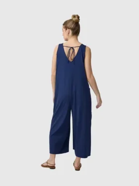 Ingrid und Isabel Lisbon – Ärmelloser Jumpsuit in Umstandsmode mit weitem Bein