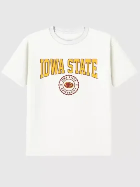Iowa State University – T-Shirt mit dunklem Grafikdruck des Universitätssiegels