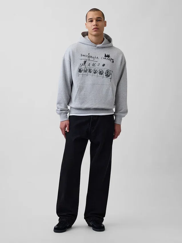 Jean-Michel Basquiat – Schwerer Hoodie