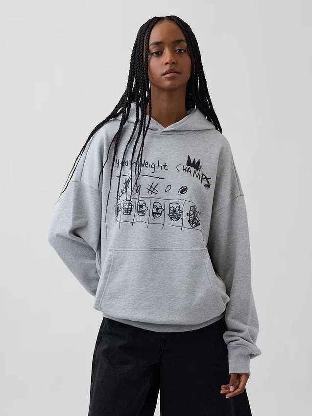Jean-Michel Basquiat – Schwerer Hoodie