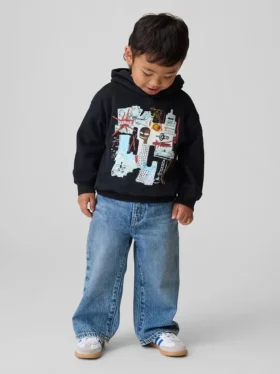 Jean-Michel Basquiat Vintagesoft-Hoodie für Kleinkinder