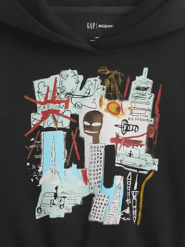 Jean-Michel Basquiat Vintagesoft-Hoodie für Kleinkinder