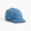 Jeans-Baseballkappe mit Schleife für Baby & Kleinkind