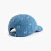 Jeans-Baseballkappe mit Schleife für Baby & Kleinkind
