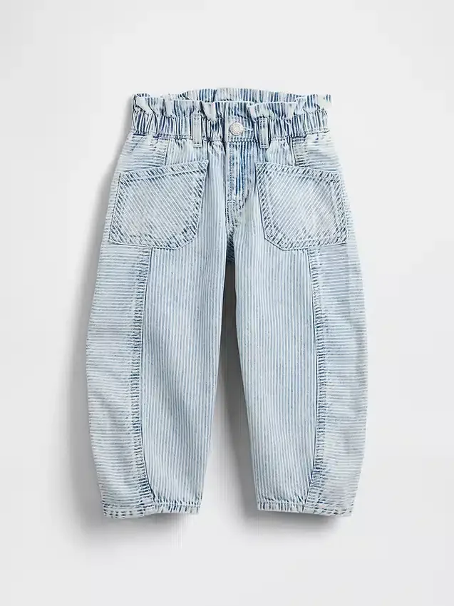 Jeans für Baby & Kleinkind mit Denim-Streifen und Hufeisen-Motiv