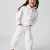 Jeans für Baby & Kleinkind mit Ösen am Saum und Hufeisen-Schnitt