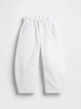 Jeans für Baby & Kleinkind mit Ösen am Saum und Hufeisen-Schnitt