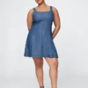 Jeans-Minikleid