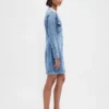 Jeans-Minikleid mit Taschen