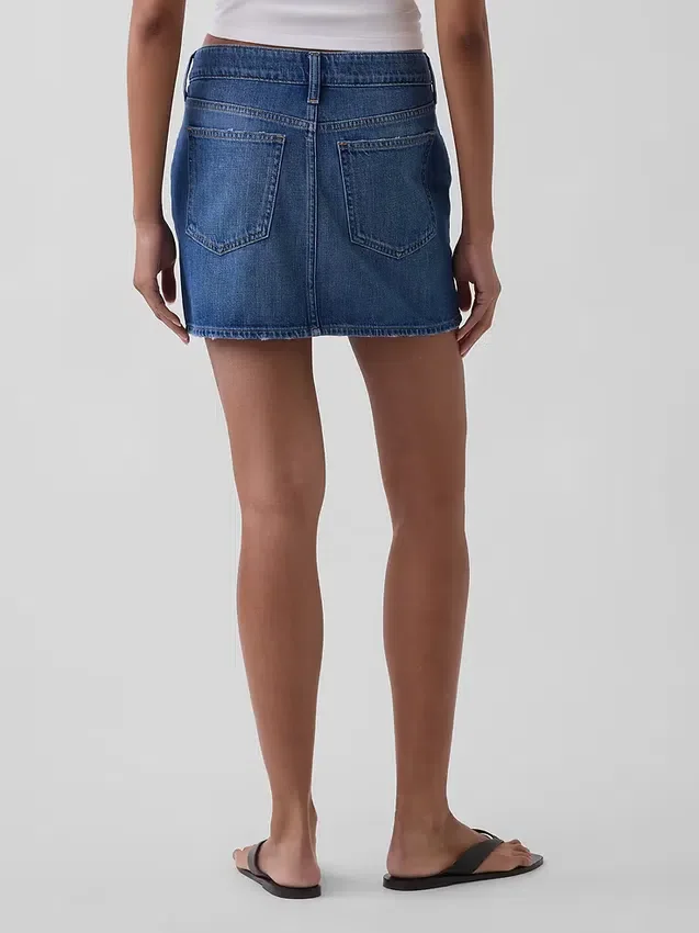 Jeans-Minirock