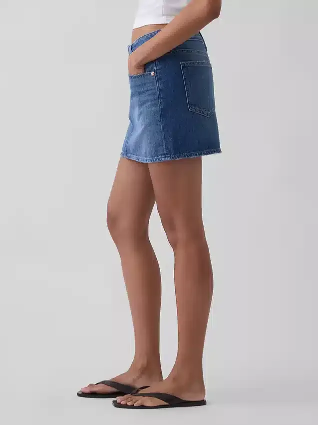 Jeans-Minirock