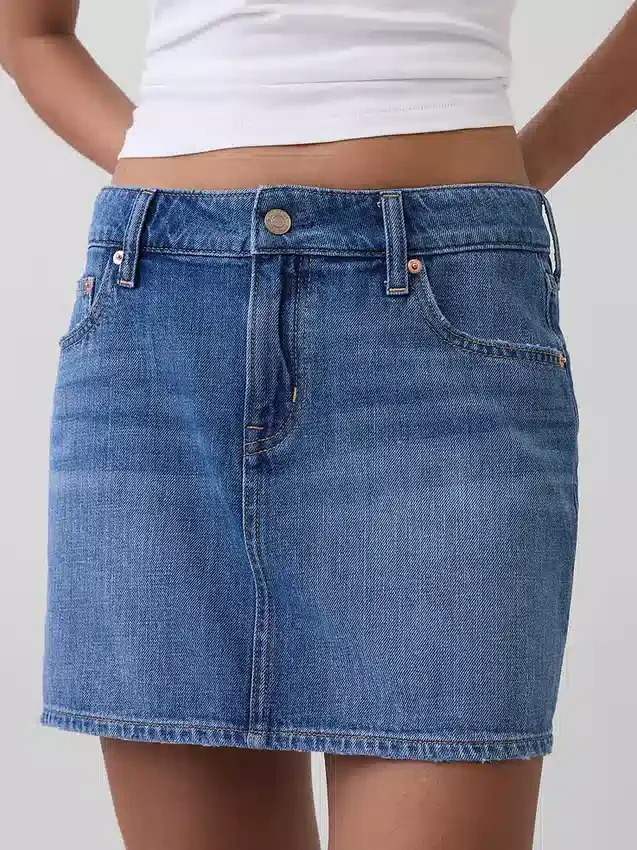 Jeans-Minirock