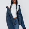 Jeans-Minirock