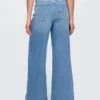 Jeans mit extra hoher Leibhöhe und weitem Bein
