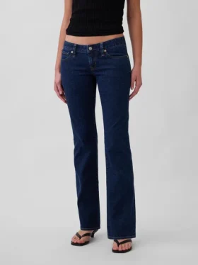 Jeans mit extra niedriger Leibhöhe, lang und schmal geschnitten