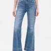 Jeans mit hoher Leibhöhe und lockerem, ausgestelltem Schnitt