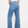 Jeans mit hoher Leibhöhe und lockerem, ausgestelltem Schnitt