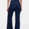 Jeans mit hoher Leibhöhe und lockerem, ausgestelltem Schnitt