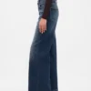 Jeans mit hoher Leibhöhe und weitem Bein