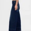 Jeans mit hoher Leibhöhe und weitem Bein
