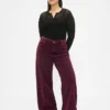 Jeans mit hoher Leibhöhe und weitem Bein