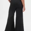 Jeans mit hoher Leibhöhe und weitem Bein