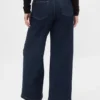 Jeans mit hoher Leibhöhe und weitem Bein