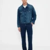 Jeans mit lockerer, gerader Passform