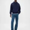 Jeans mit lockerer, gerader Passform