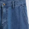 Jeans mit lockerer, gerader Passform