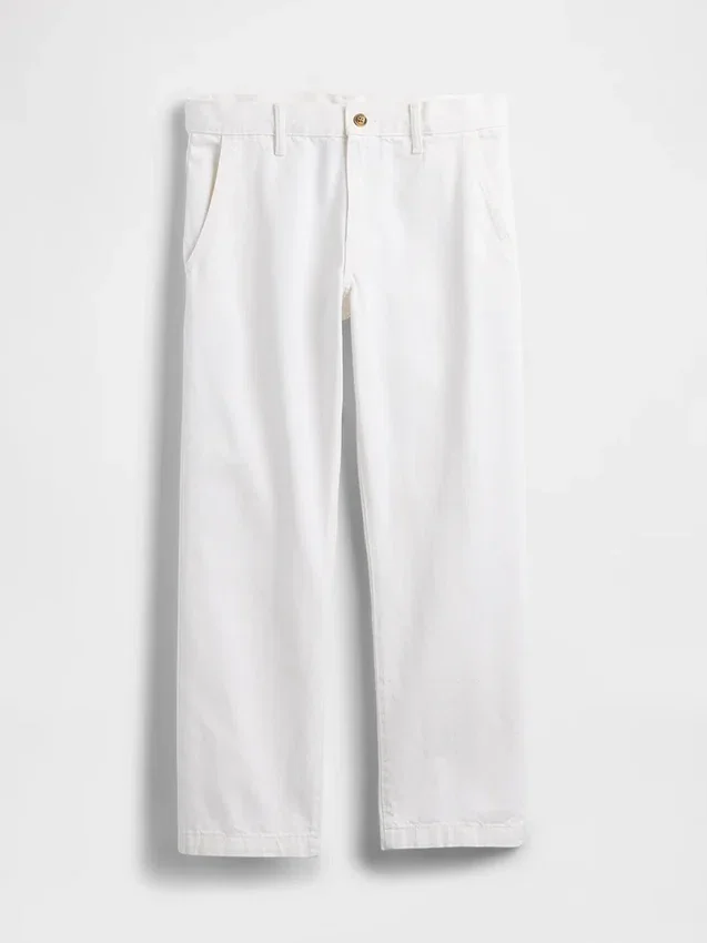 Jeans mit lockerer, gerader Passform